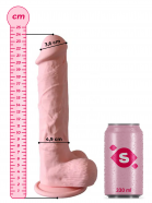 Dildo Maxim II z dvojitého silikónu (24 cm)