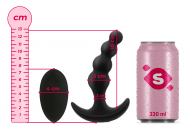 Vibračné análne guličky Vibro Anal Beady s diaľkovým ovládaním (12,8 cm)