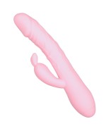 Handsfree pulzátor s výbežkom na klitoris Pulzie Bunny (22 cm)