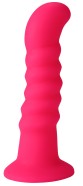 Silikónové dildo s prísavkou Hot Pink (18 cm)