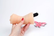 Masturbátory Three Sexy Girls - sada 3 pomôcok s vibračnou patrónou (13 cm)