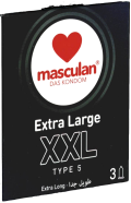 Masculan Single: Typ 5 (XXL), 3 condoms