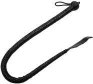 ROUGE Leather Devil Tail Whip (1 Metre Long)