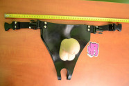 Pripínací gélový penis 18 cm