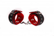 Kožené putá na ruky BlackRed