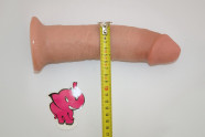 Pripínací penis King Cock, meranie