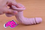 Dildo s prísavkou a semenníkmi Silicone (18 cm), skúšame ohybnosť