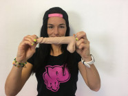 Dildo s prísavkou a semenníkmi Silicone (18 cm) a Dominika