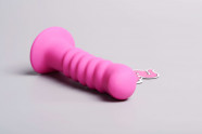 Silikónové dildo s prísavkou Hot Pink (18 cm)