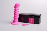 Silikónové dildo s prísavkou Hot Pink (18 cm)
