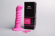 Silikónové dildo s prísavkou Hot Pink (18 cm)