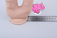 Realistické dildo Double Pleasure (18 cm), rozmery
