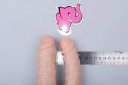 Realistické dildo Double Pleasure (18 cm), rozmery