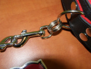 Kožené putá na ruky BlackRed