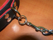 Kožené putá na ruky BlackRed