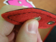 Kožené putá na ruky BlackRed