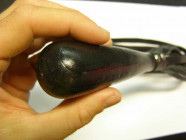 Kožený korbáč Fringes (40 cm)