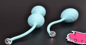 Venušine guľôčky Gentle Diamond – súprava 2 pomôcok
