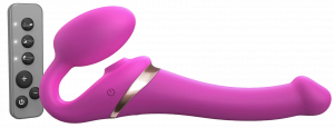 Vibračný pripínací penis Multi Orgasm Bendable S s diaľkovým ovládaním