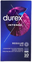 Durex Intense Orgasmic – vrúbkované kondómy (10 ks)