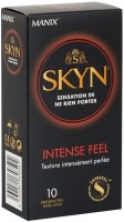 SKYN Intense Feel - bezlatexové kondómy s vrúbkami (10 ks)