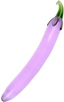 Sklenené dildo Mr. Eggplant (19 cm)