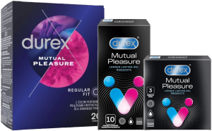 Durex Mutual Pleasure – vrúbkované kondómy