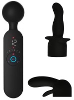 Nahrievacia masážna hlavica Couple Play s nástavcami (21,5 cm)