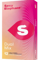 Sexy Elephant – súprava kondómov Dual Mix (12 ks)