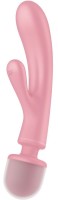 Satisfyer Triple Lover Rabbit Vibrator Massager Pink