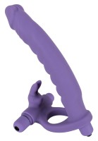 You2Toys Los Analos Double Delight vibrátor s dildom a erekčným krúžkom