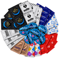 Súprava extra lubrikovaných kondómov – Extra Wet Pack (64 ks)