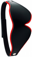 Kožená maska na oči BlackRed_