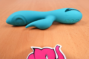 Silikónový vibrátor Tiffany Dream - fotenie v predajni Ružový Slon Havířov