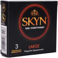 SKYN Large - XL bezlatexové kondómy (3 ks)
