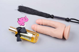 Realistické dildo Double Pleasure (18 cm)