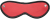 ROUGE Leather Blindfold Eye Mask Red